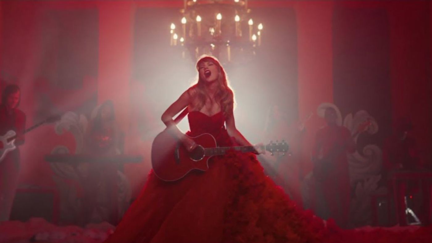 Taylor Swift y la regrabación de su disco “Red” (2012).