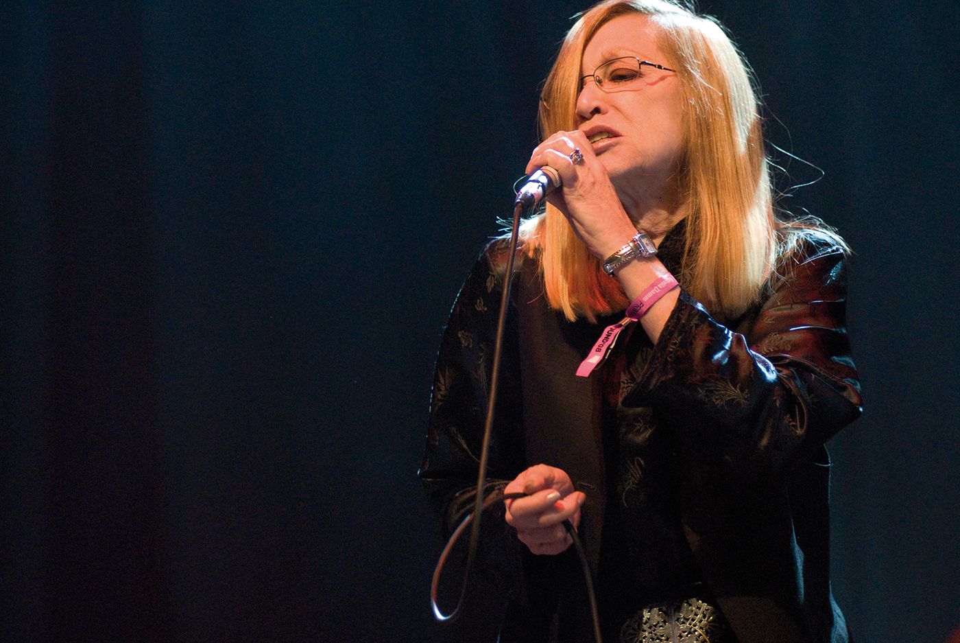 Mary Weiss en el Primavera Sound 2008. Foto: Juan Sala