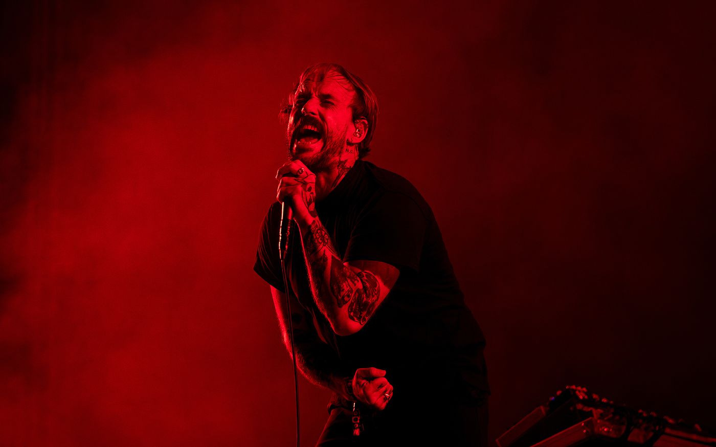Puño en alto: IDLES. Foto: Pablo Macías