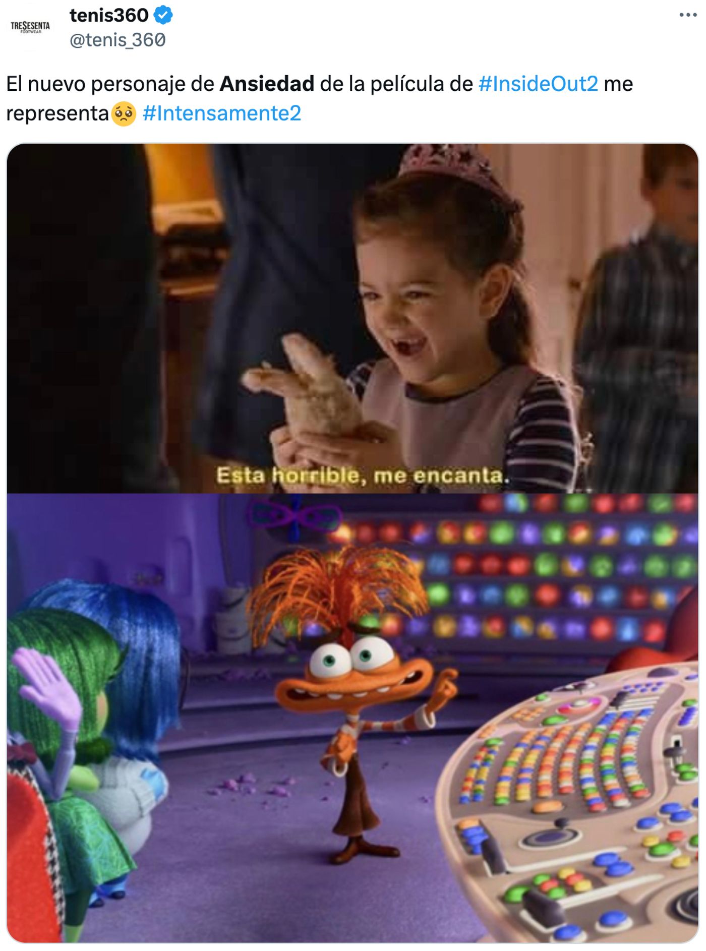 El perverso encanto de lo horrible.<a href="https://twitter.com/tenis_360/status/1722661015962185775" target="_blank"> Ver tuit </a>
