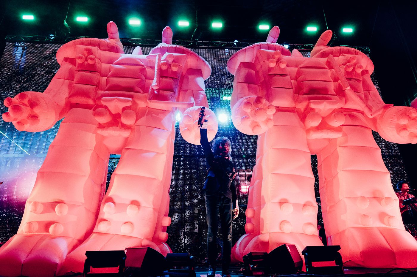 The Flaming Lips: robots en pleno sueño psicodélico. Foto: Alfredo Arias