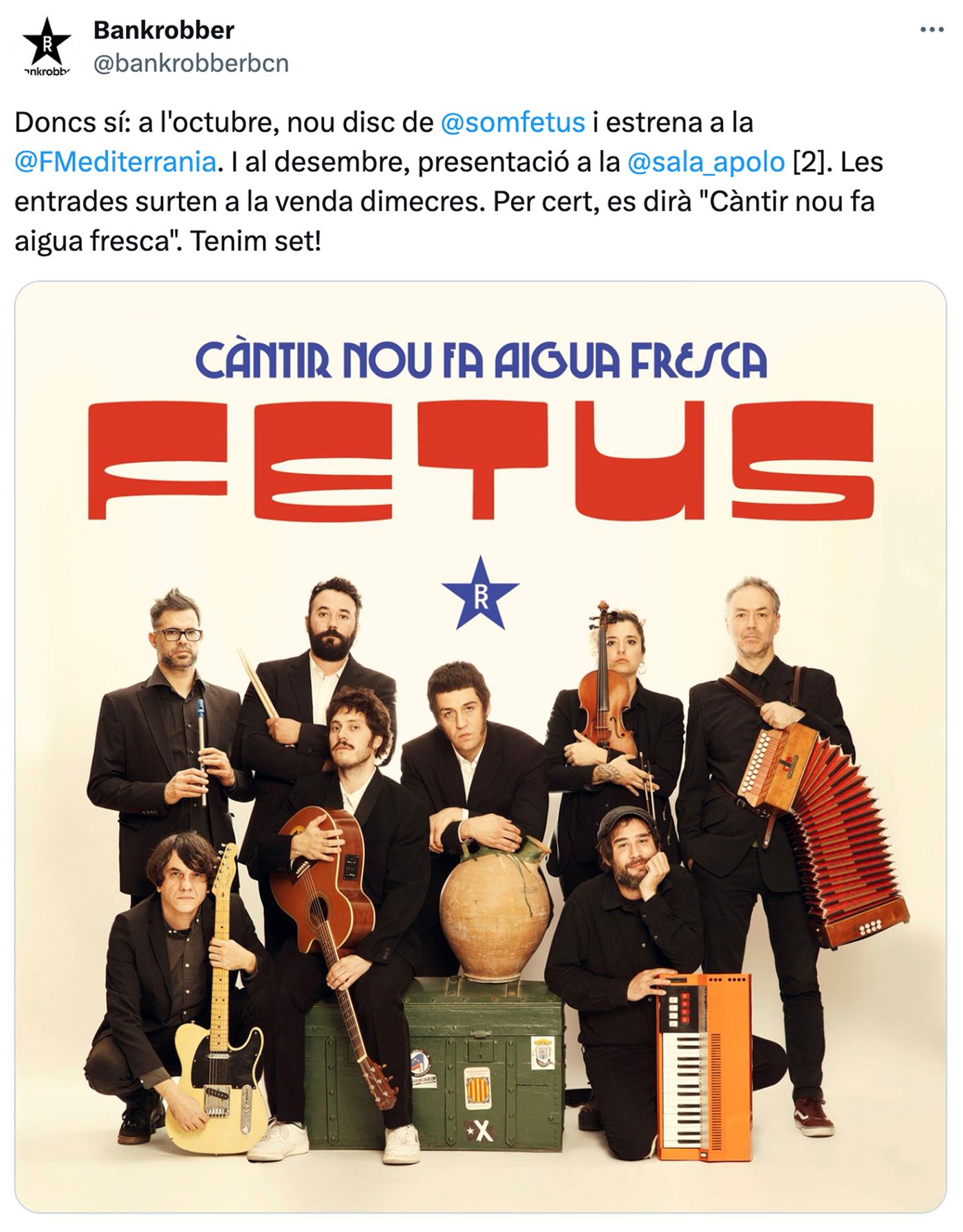 Fetus, unos cachondos.<a href="https://x.com/bankrobberbcn/status/1810308901176303833" target="_blank"> Ver tuit </a>