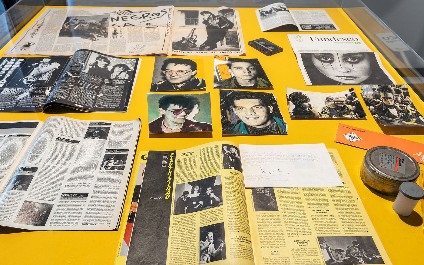 Fotos publicadas por Marivi Ibarrola en Rockdelux y en la revista previa, ‘Rock Espezial’, entre otras pruebas documentales. Foto: Jorquera