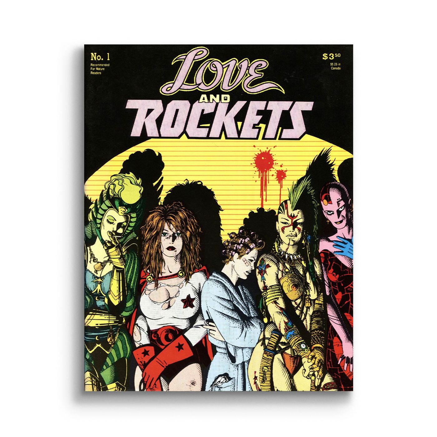 Primer número publicado por Fantagraphics en 1982.