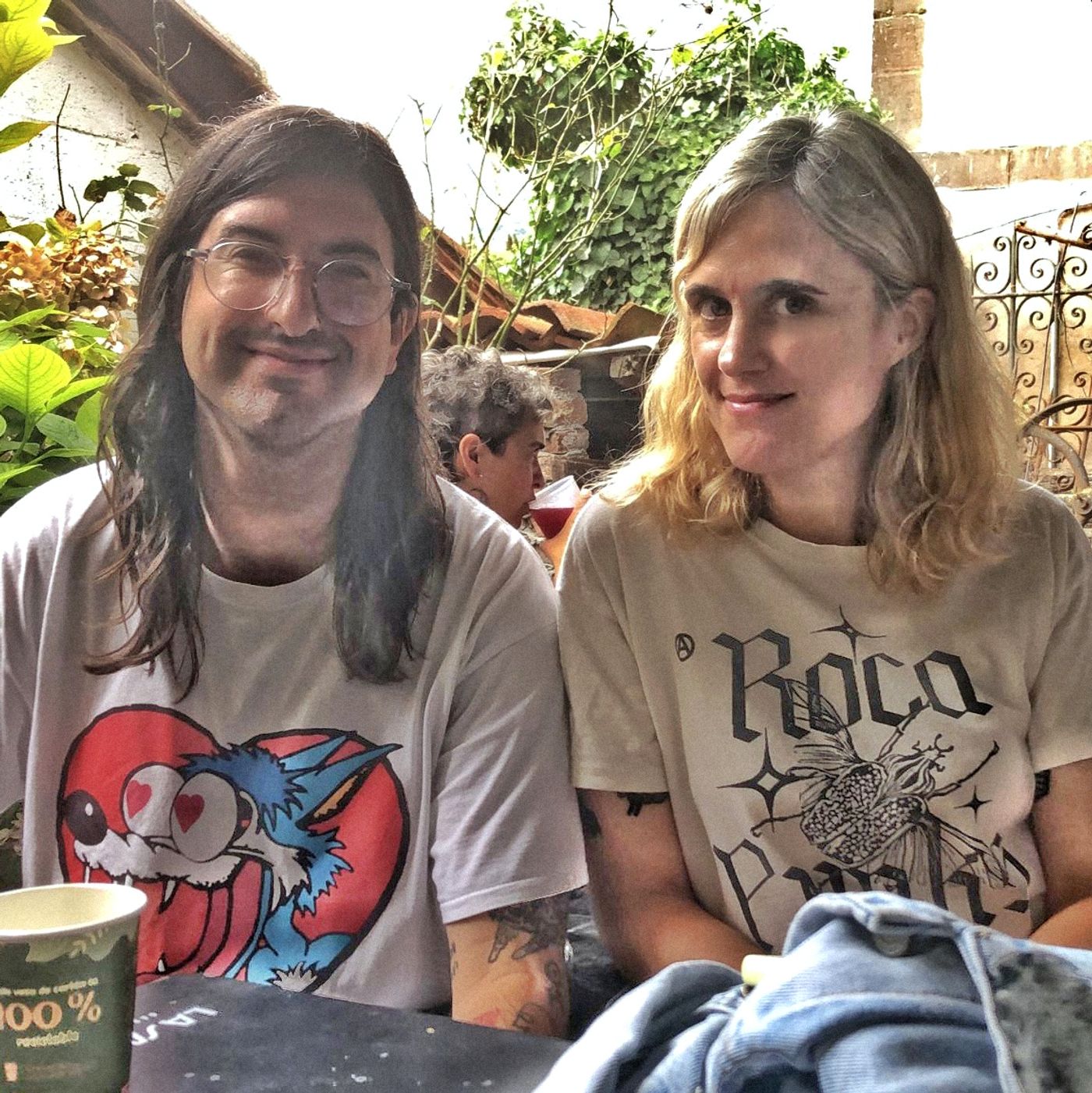 Pablo Fernández y Sara Roca: activismo sin fisuras.