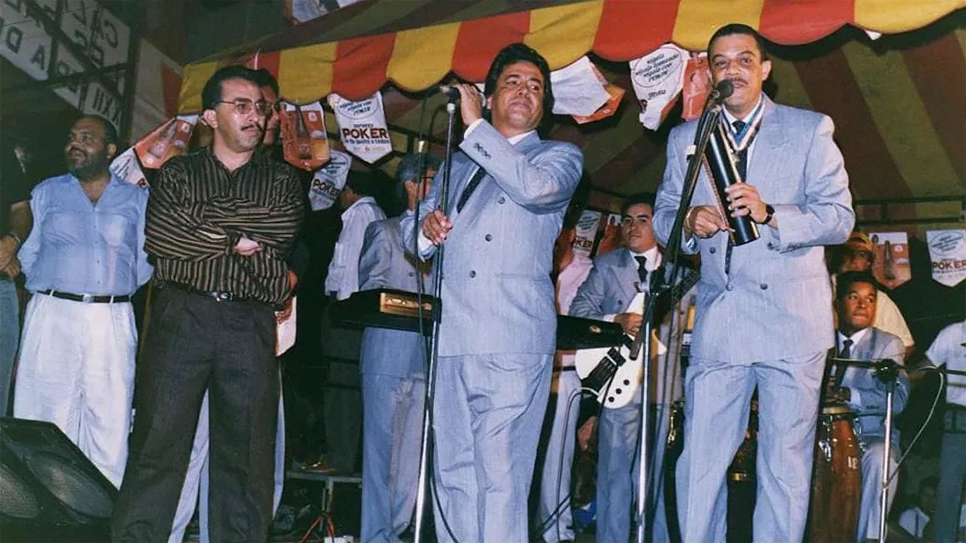 Grupo Niche, en Cali, en 1989.