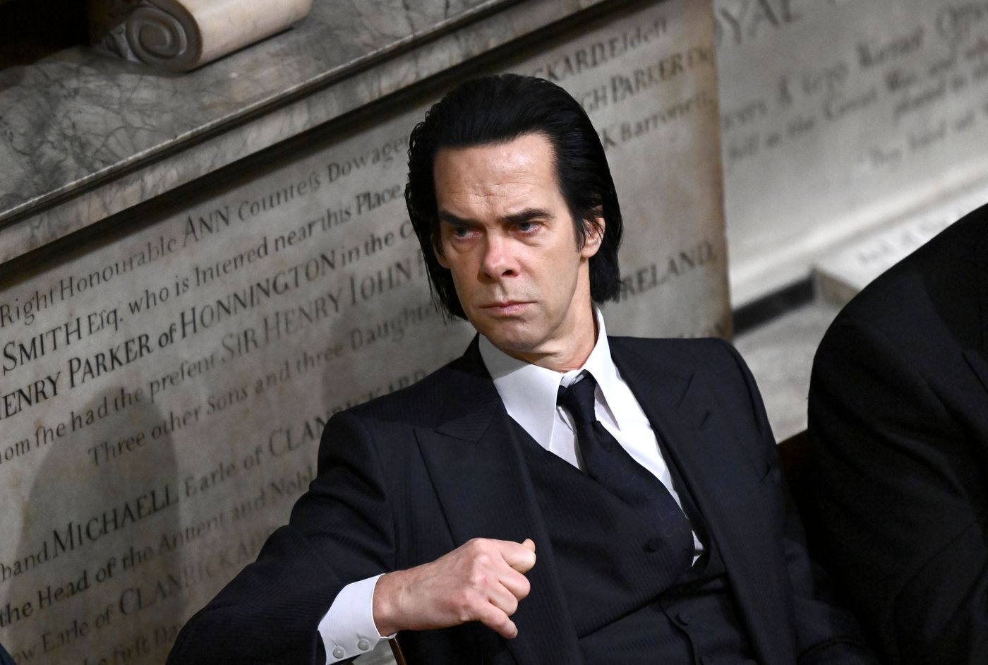 Nick Cave en la coronación de Carlos III de Inglaterra. Foto: Gareth Cattermole (Getty Images)