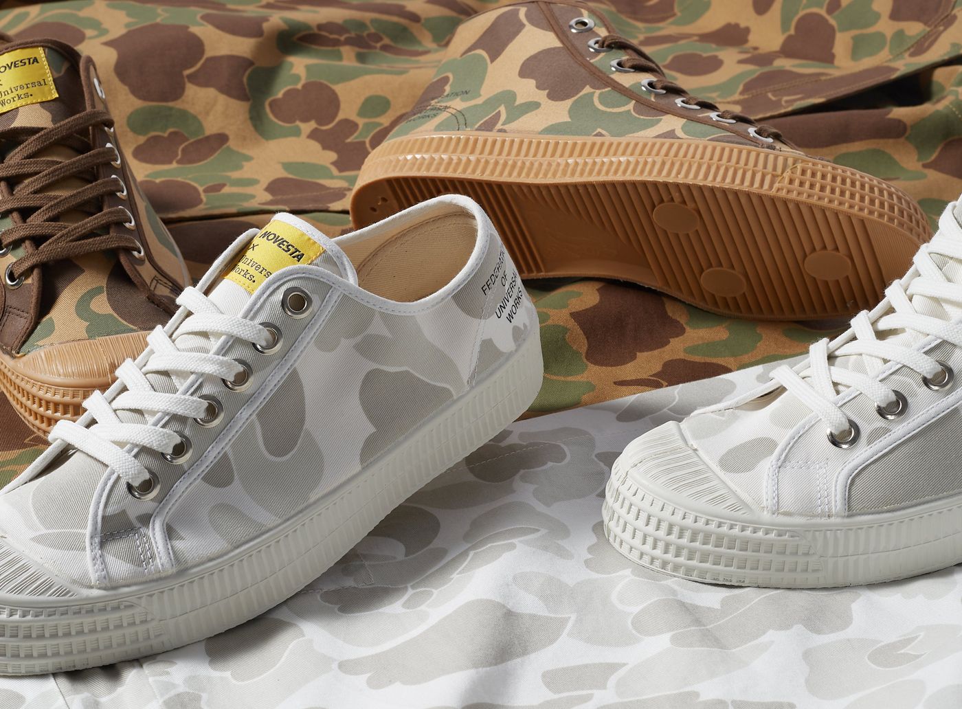 Las modalidades de Universal Works X Novesta: dos Star Master y dos Star Dribble.
