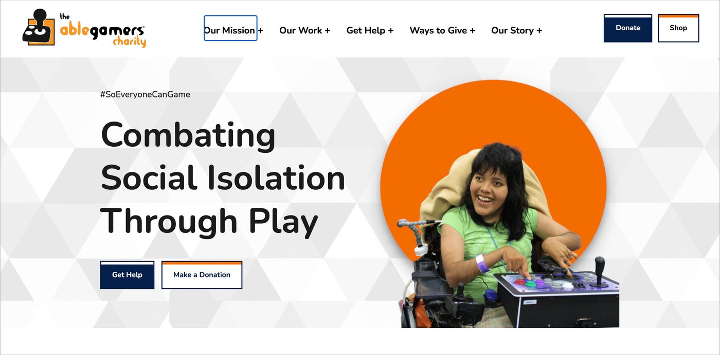 AbleGamers combate el aislamiento social de las personas con discapacidad.