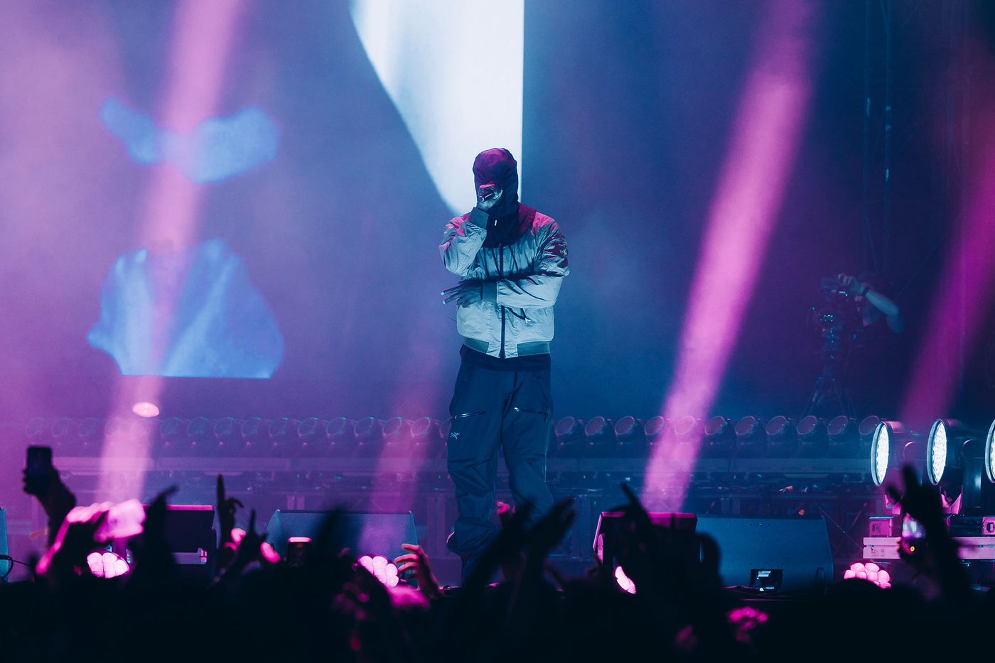 Skepta, el grime enmascarado. Foto: Nerea Coll