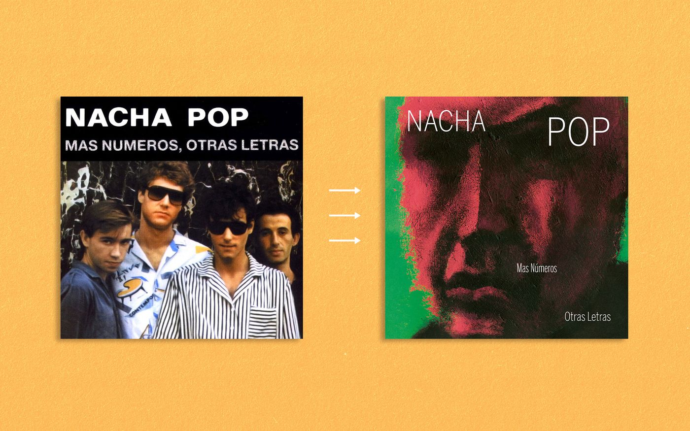  La portada de “Más números, otras letras” (1983), de Nacha Pop, reimaginada por Santiago Valenzuela.