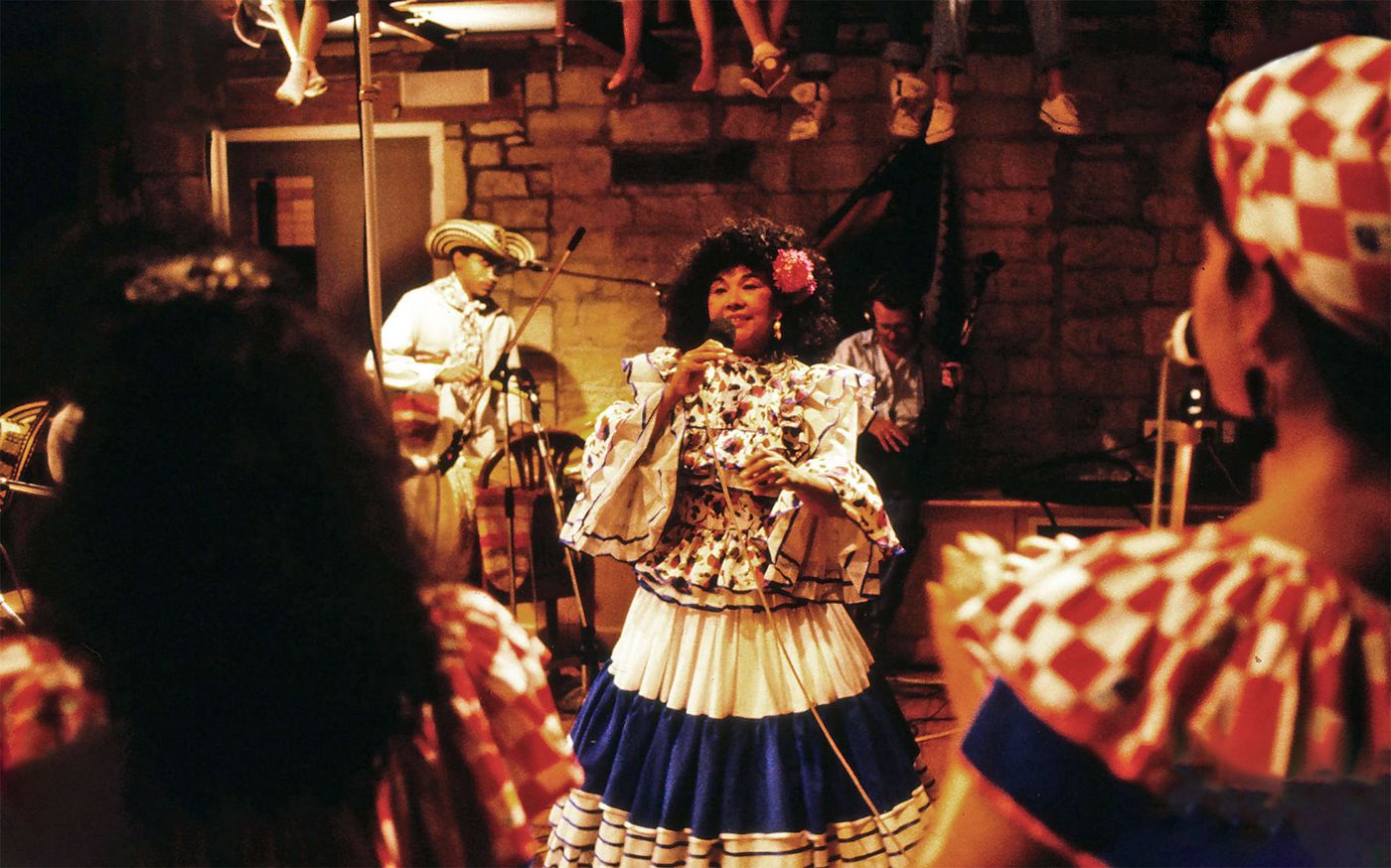 Totó en 1991: embajadora del Caribe colombiano. Foto: Andy Catlin
