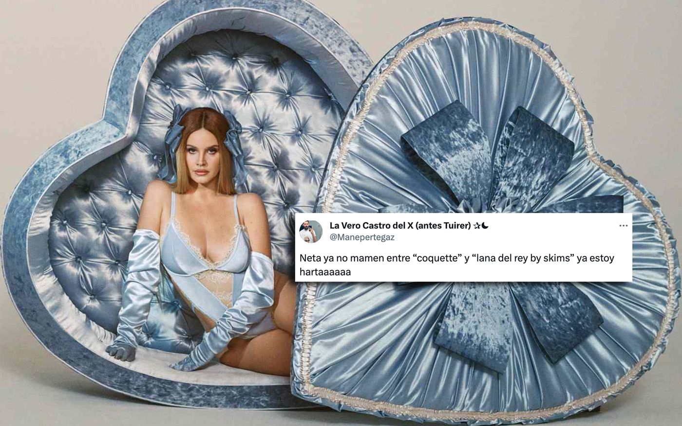 Coqueteando.