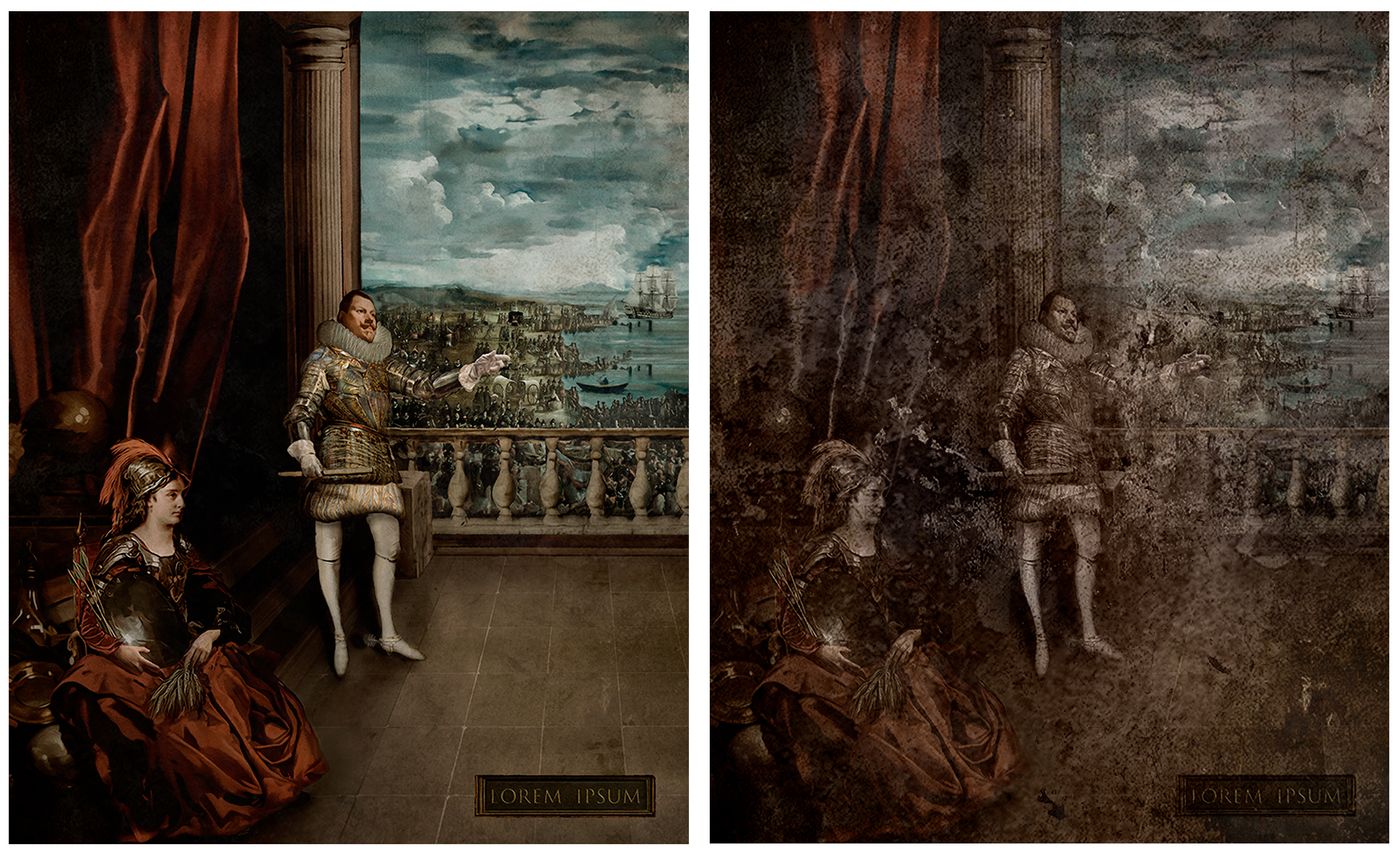 Sobre el cuadro de Velázquez “La expulsión de los moriscos”. Fotos: cortesía de Albarrán Bourdais