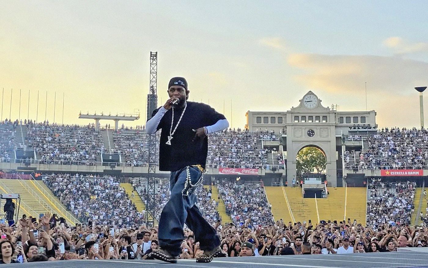 King Kendrick Olímpico. Foto: Instagram @estadiolimpic