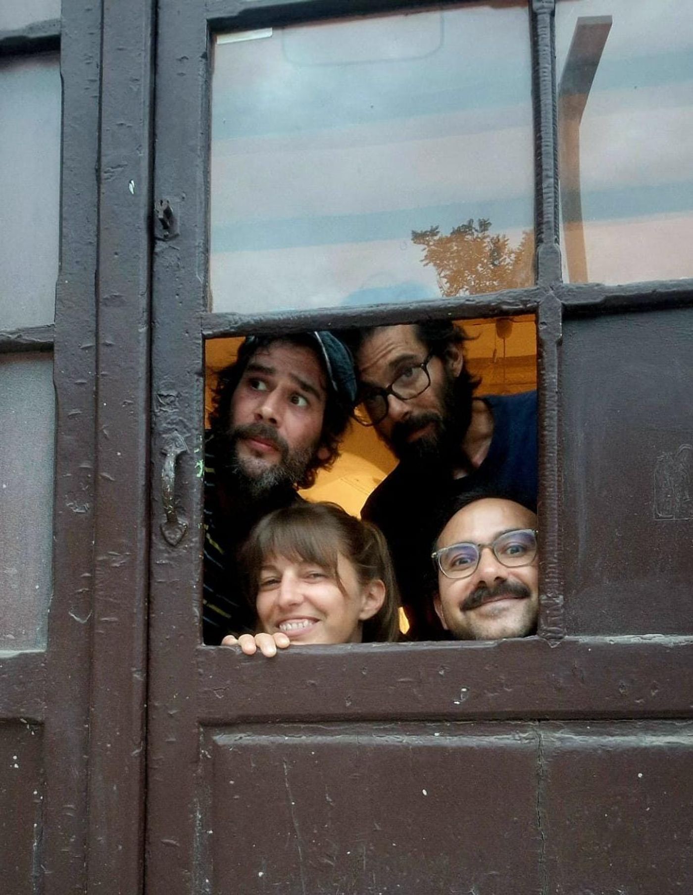 Guillem, Alfonso y Natalia (más el trompetista Pablo Volt).