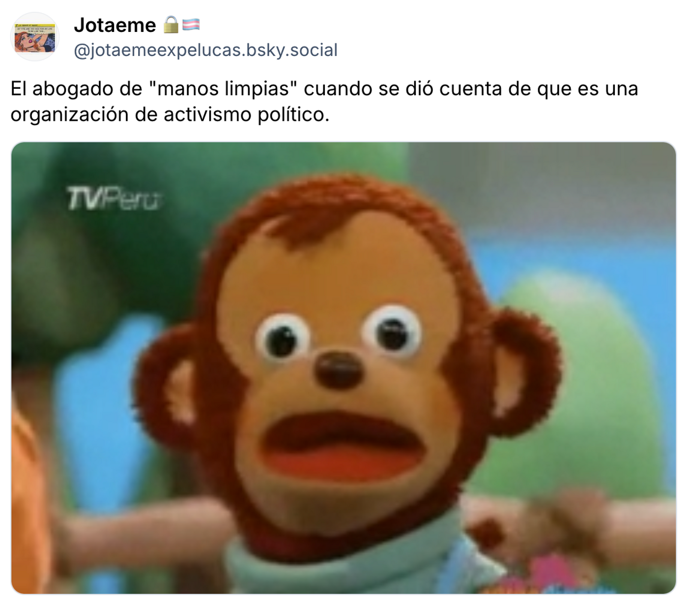 Más vale tarde que nunca. <a href="https://bsky.app/profile/jotaemeexpelucas.bsky.social/post/3m6fky342z22e" target="_blank"> Ver post </a>