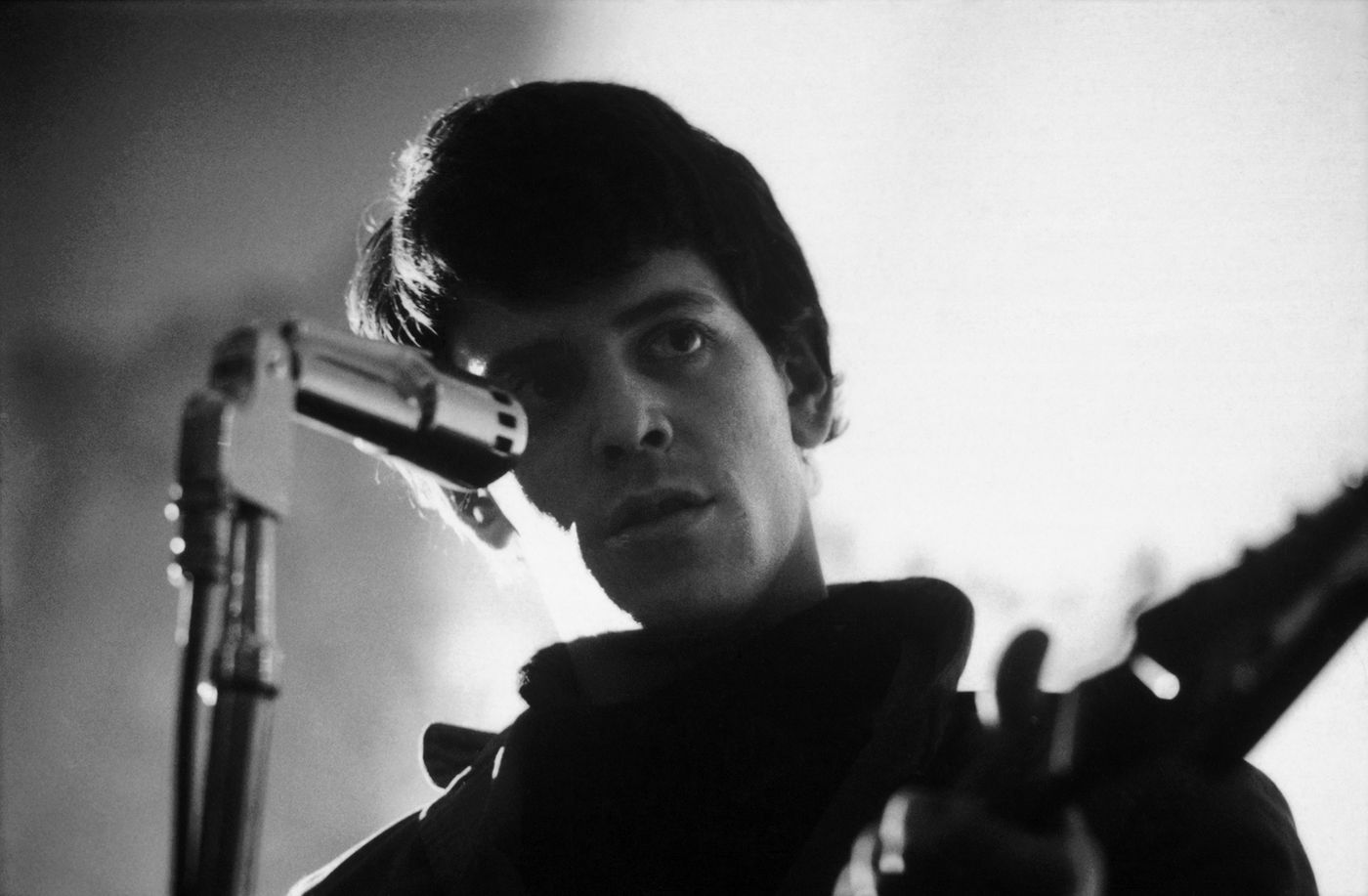 En una actuación de The Velvet Underground, en Nueva York, 1966. Foto: Adam itchie / Redferns (Getty Images)