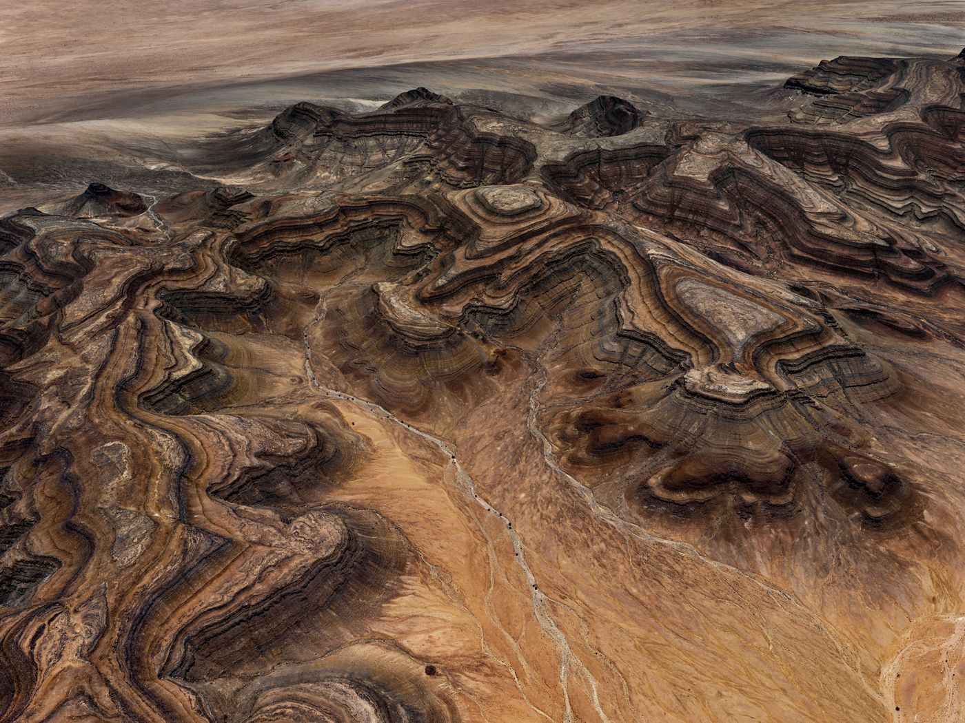 “Tsaus Mountains #1”. Sperrgebiet, Namibia, 2018 © Edward Burtynsky, cortesía de Nicholas Metivier Gallery, Toronto / Flowers Gallery, Londres.