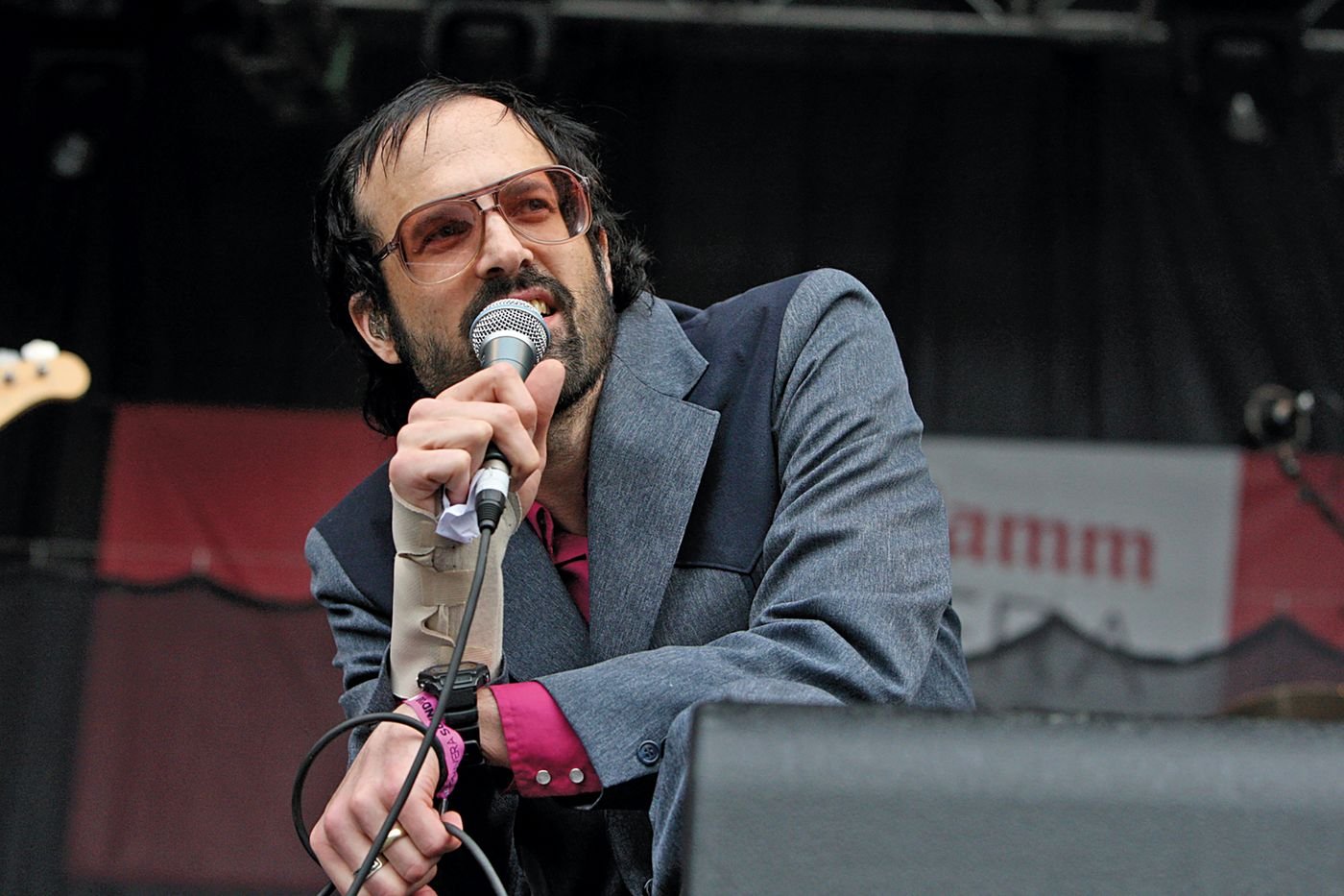 David Berman, al frente de Silver Jews, en el Primavera Sound 2008. Foto: Òscar Giralt