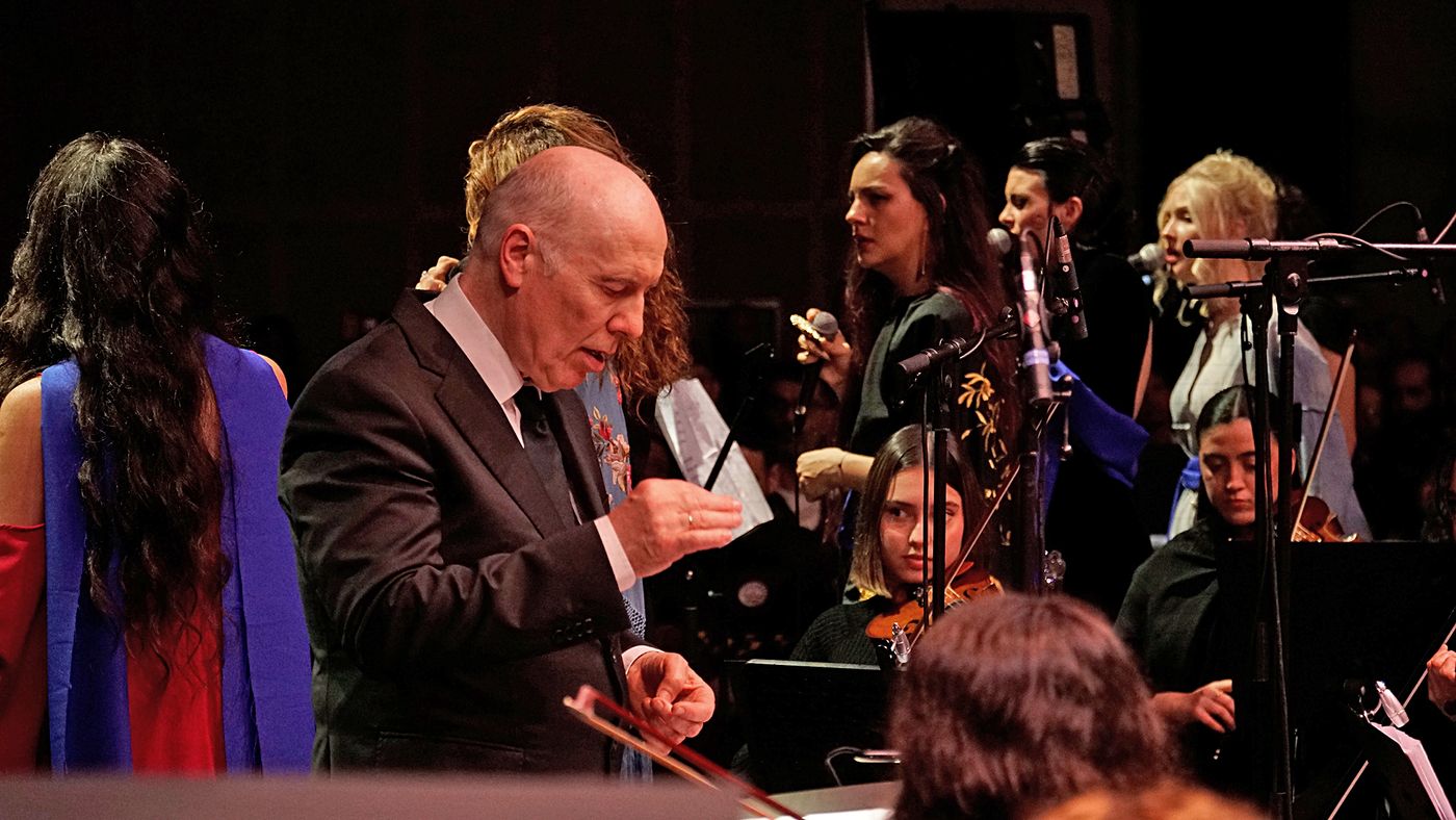 Bajo la batuta de Michael Thomas, fundador del Brodsky Quartet. Foto: Concha Vacas
