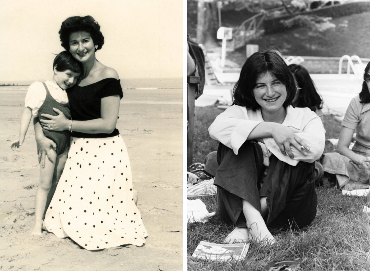 Chantal Akerman con su madre y Chantal en 1975. Cortesía de Vivian Ostrovsky.