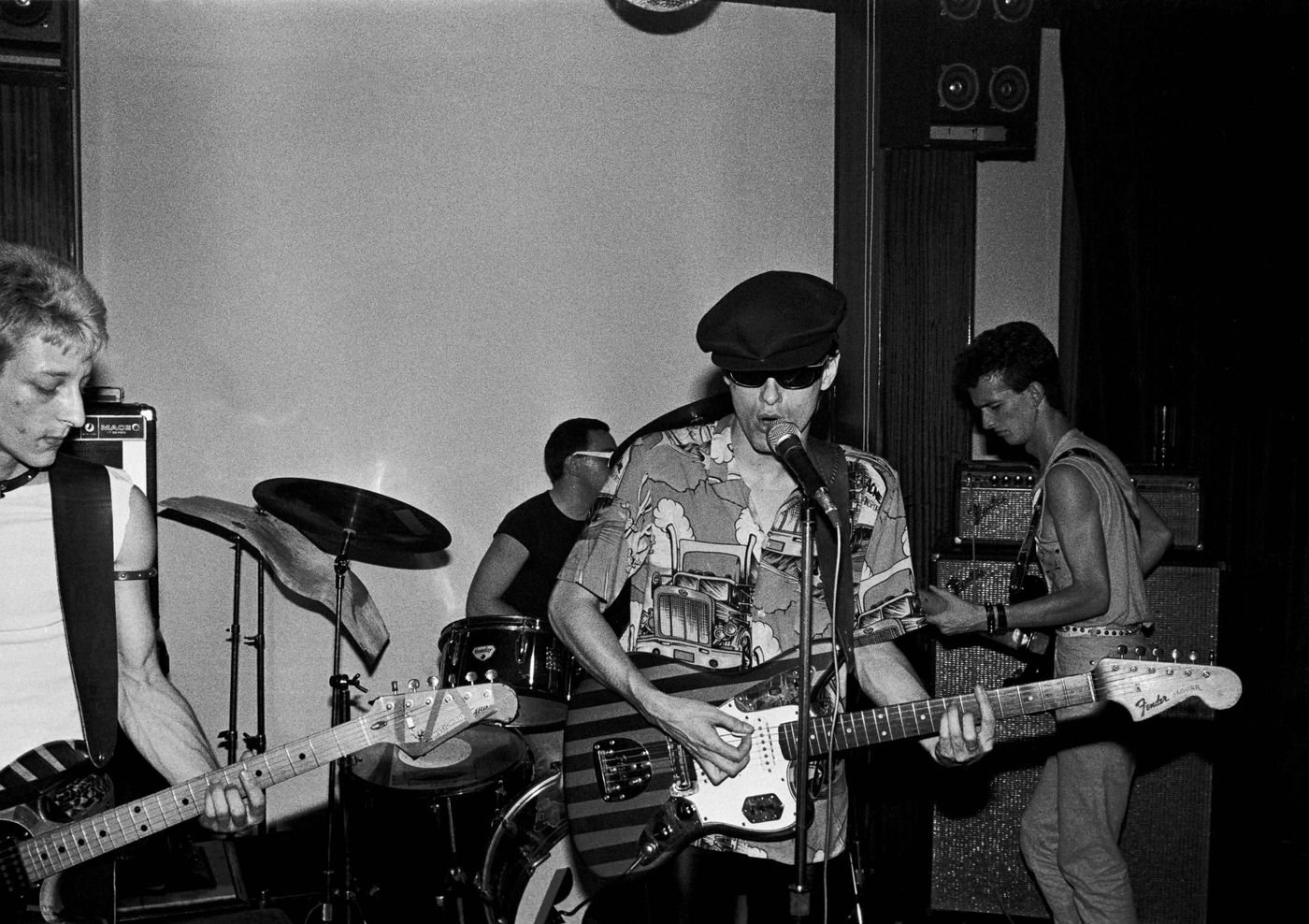 Radio Futura en la madrileña sala Gladiador en 1982.