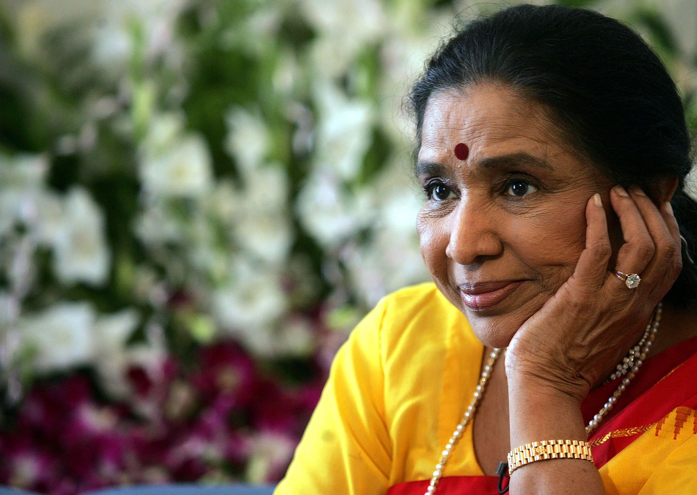 Adiós a Asha Bhosle, valor cultural de la India. Foto: Kunal Patil (Getty Images)