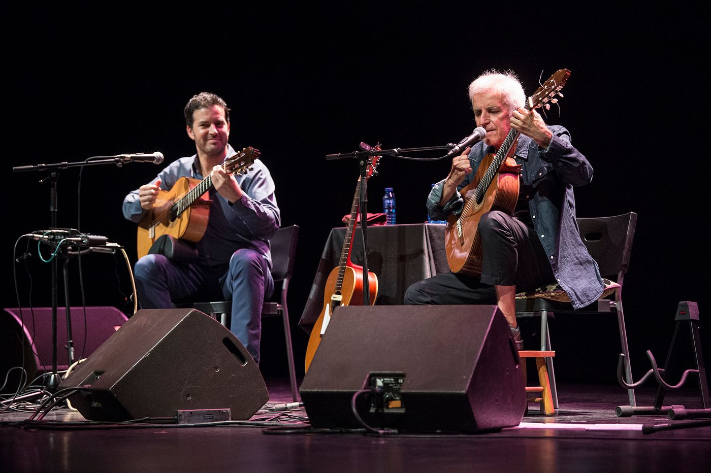 Con José Torres a la guitarra. Foto: Jordi Vidal