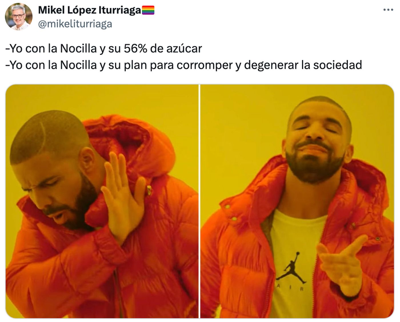 Sugar sex.<a href="https://x.com/mikeliturriaga/status/1808542329835270188" target="_blank"> Ver tuit </a>