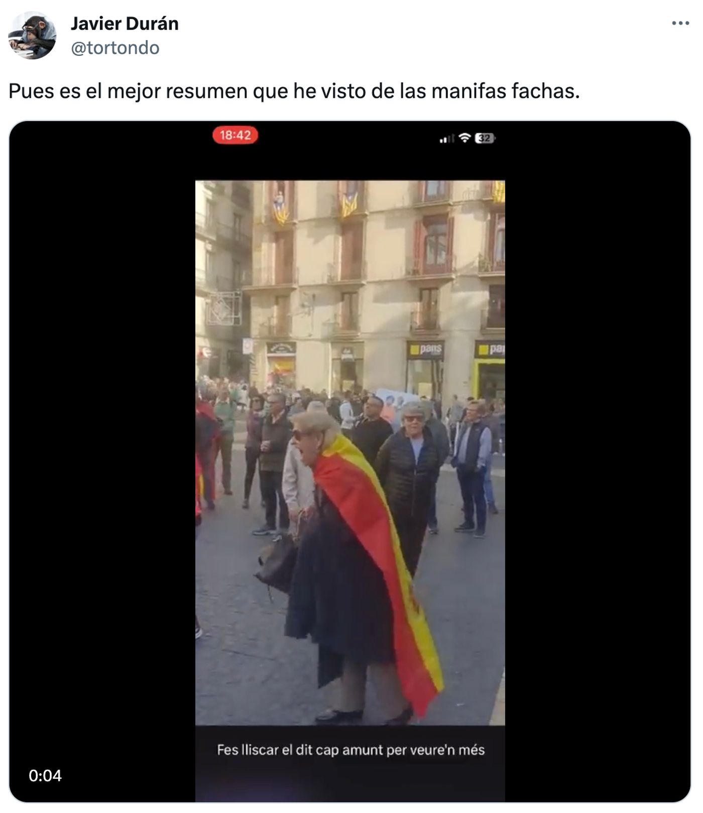 Baja de Pedralbes por primera vez en su vida y hace esto...<a href="https://twitter.com/tortondo/status/1723848999164105203" target="_blank"> Ver tuit </a>