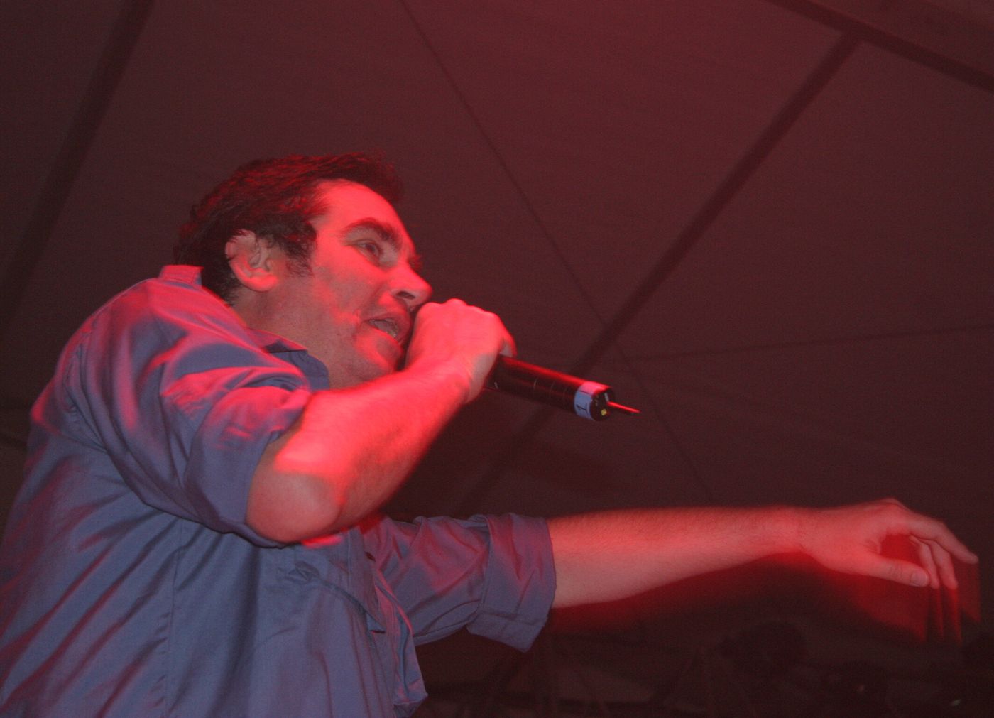 En el Periferias 2005 de Huesca, sentando cátedra. Foto: Jesús Alarcón