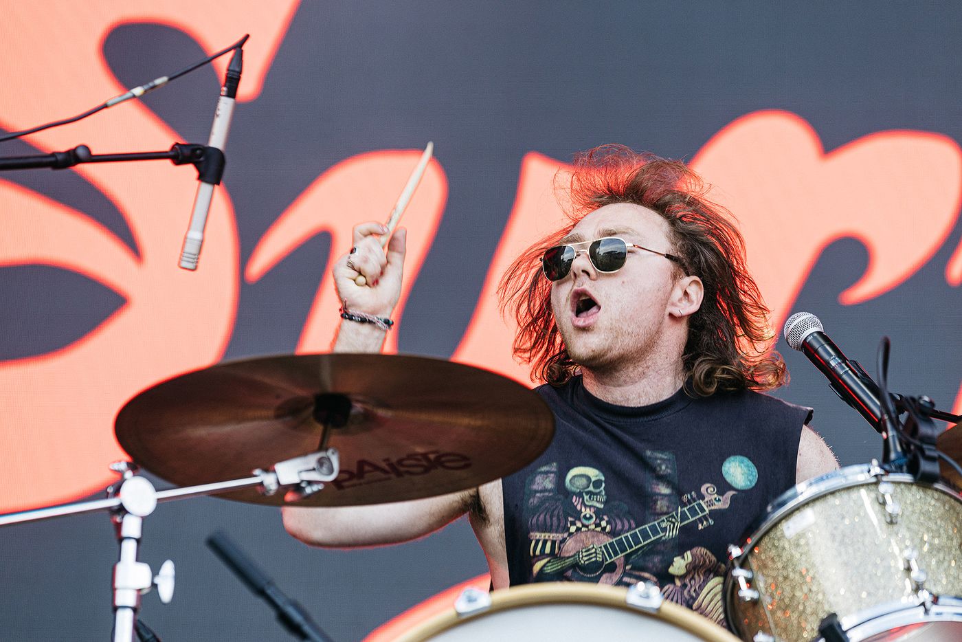 Surf Curse: Nick Rattigan, batería en estado pop-punk. Foto: Marta Vilardell