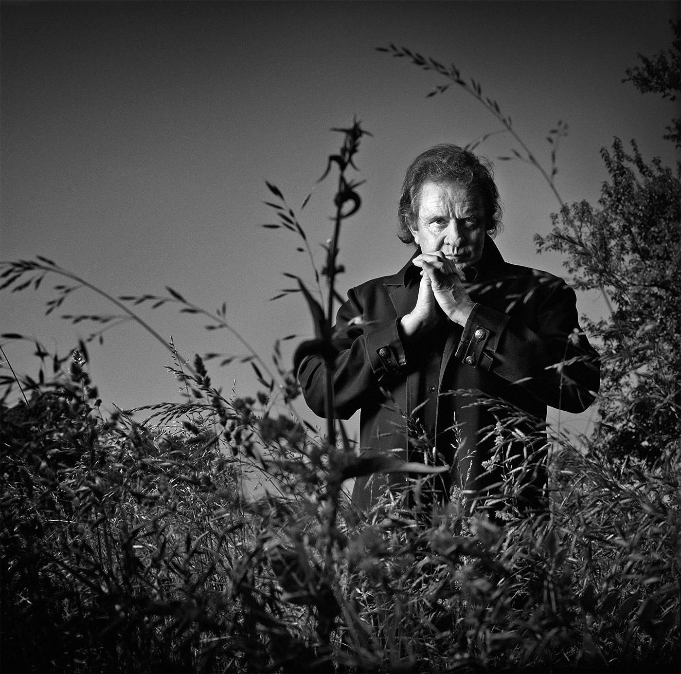 Johnny Cash, en 1994: su renacer con  “American Recordings”. Foto: Michael Grecco