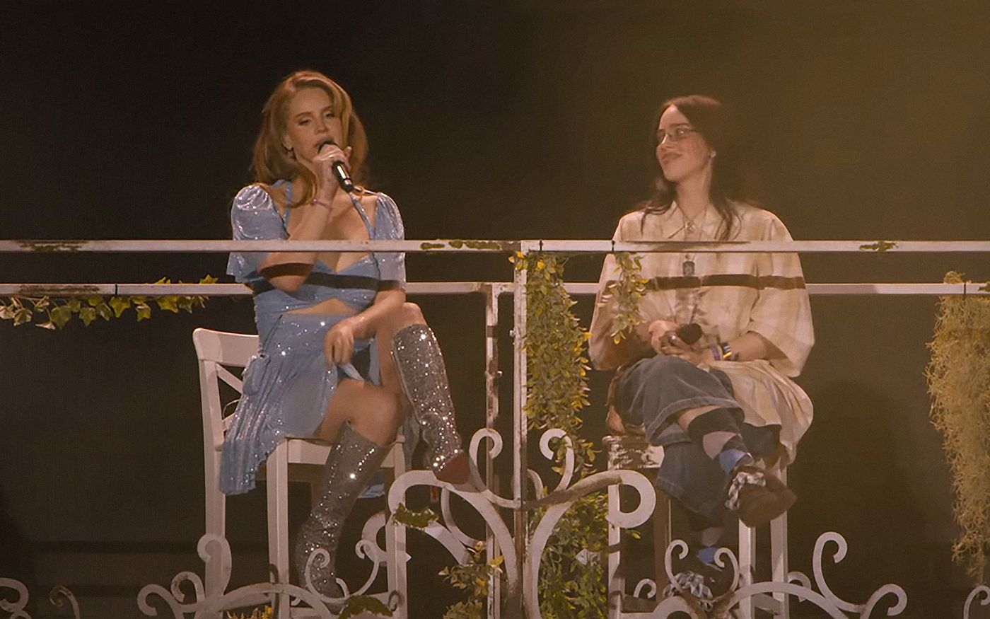Lana Del Rey y Billie Eilish en Coachella. 