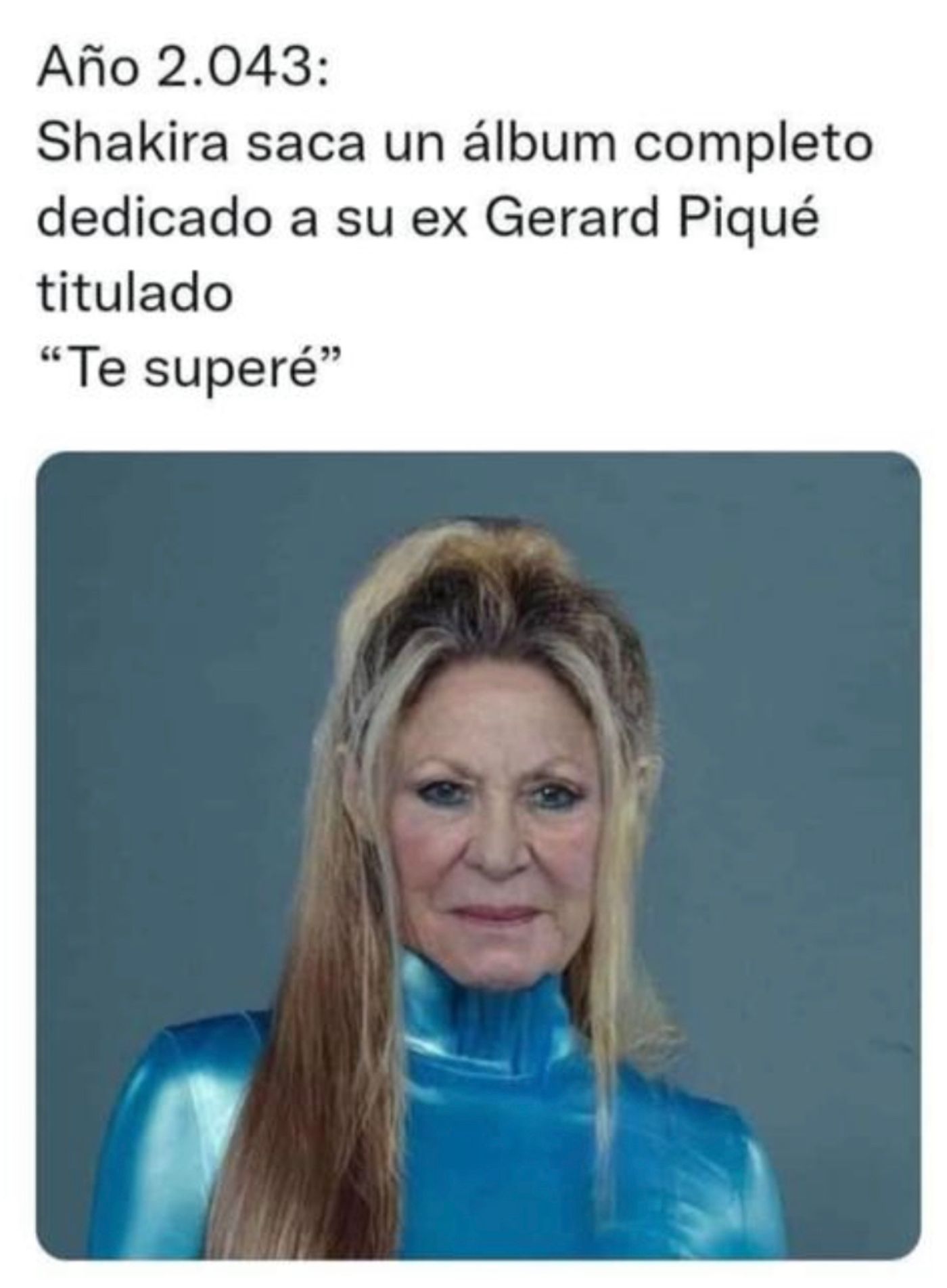 Shakira, para ya, por favor.