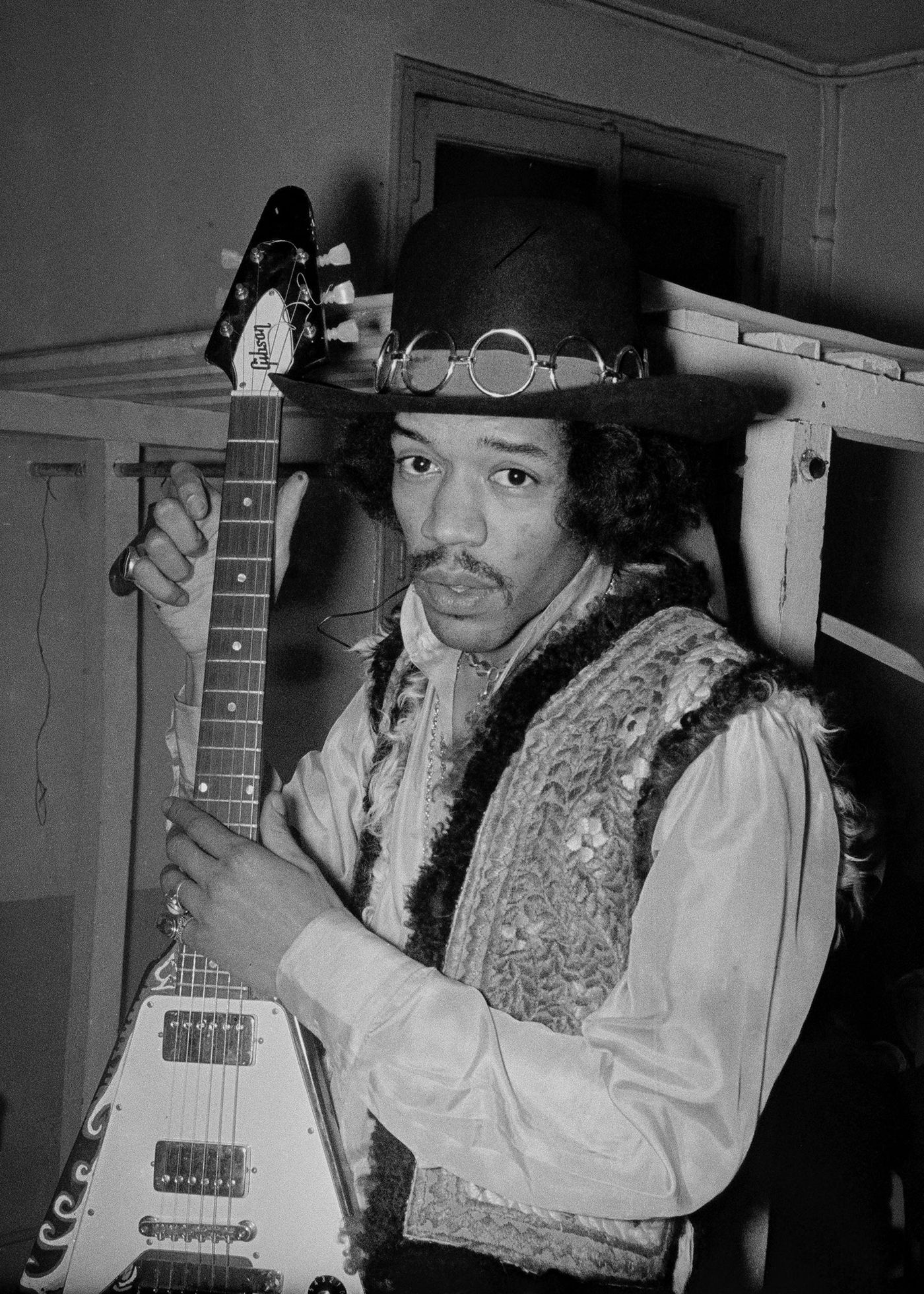 Master del Universo: Jimi Hendrix, 1968. Foto: James Andanson (Sygma / Getty Images)
