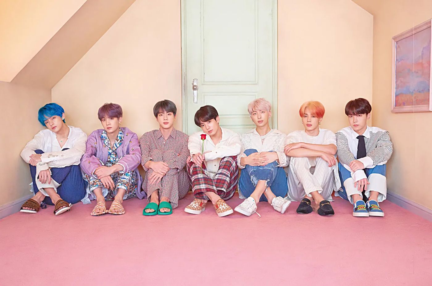 BTS en 2019. Imagen promocional del disco “Map Of The Soul: 7” (2020). Foto: Big Hit Entertainment