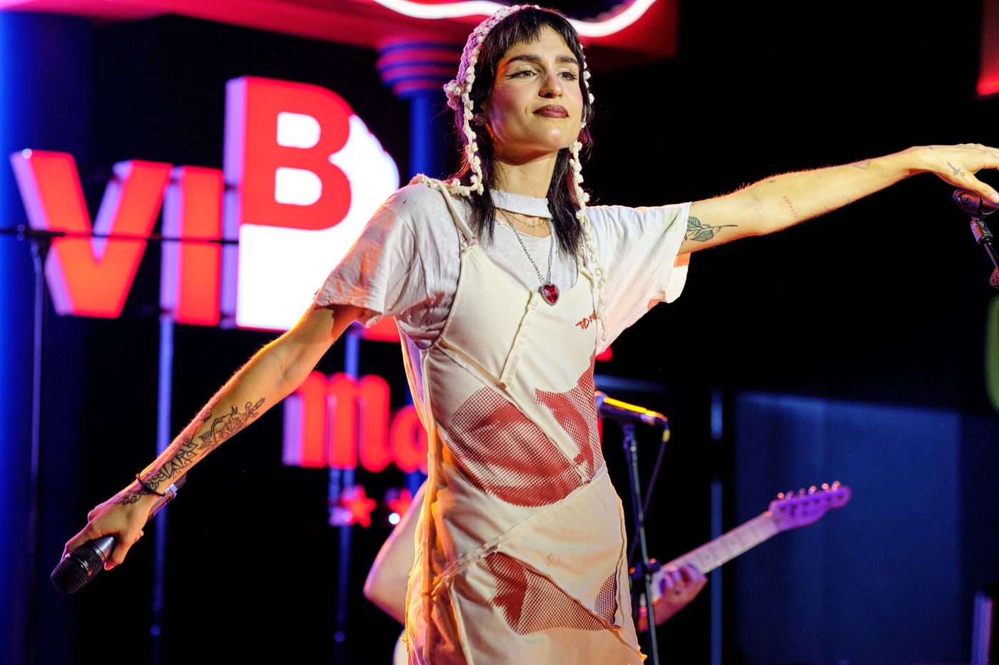Natalia Lacunza presentando su último disco, “Tiene que ser pa’ mí”.