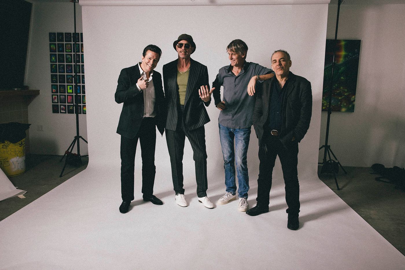 Kelly, Sweeney, Malkmus y White: jefatura indie rock. Foto: Atiba Jefferson