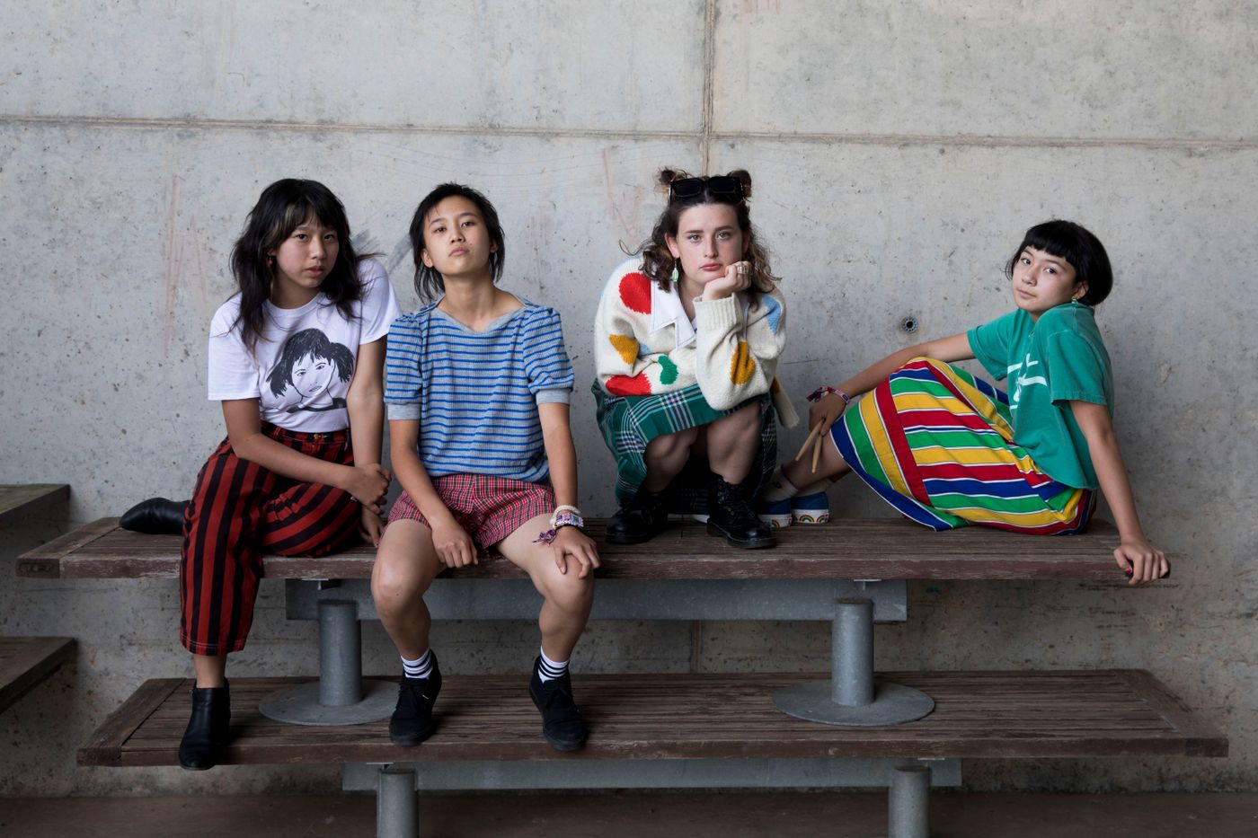 Lucia de la Garza, Eloise Wong, Bela Salazar y Mila de la Garza: cuarteto sin tregua. Foto: Òscar Giralt