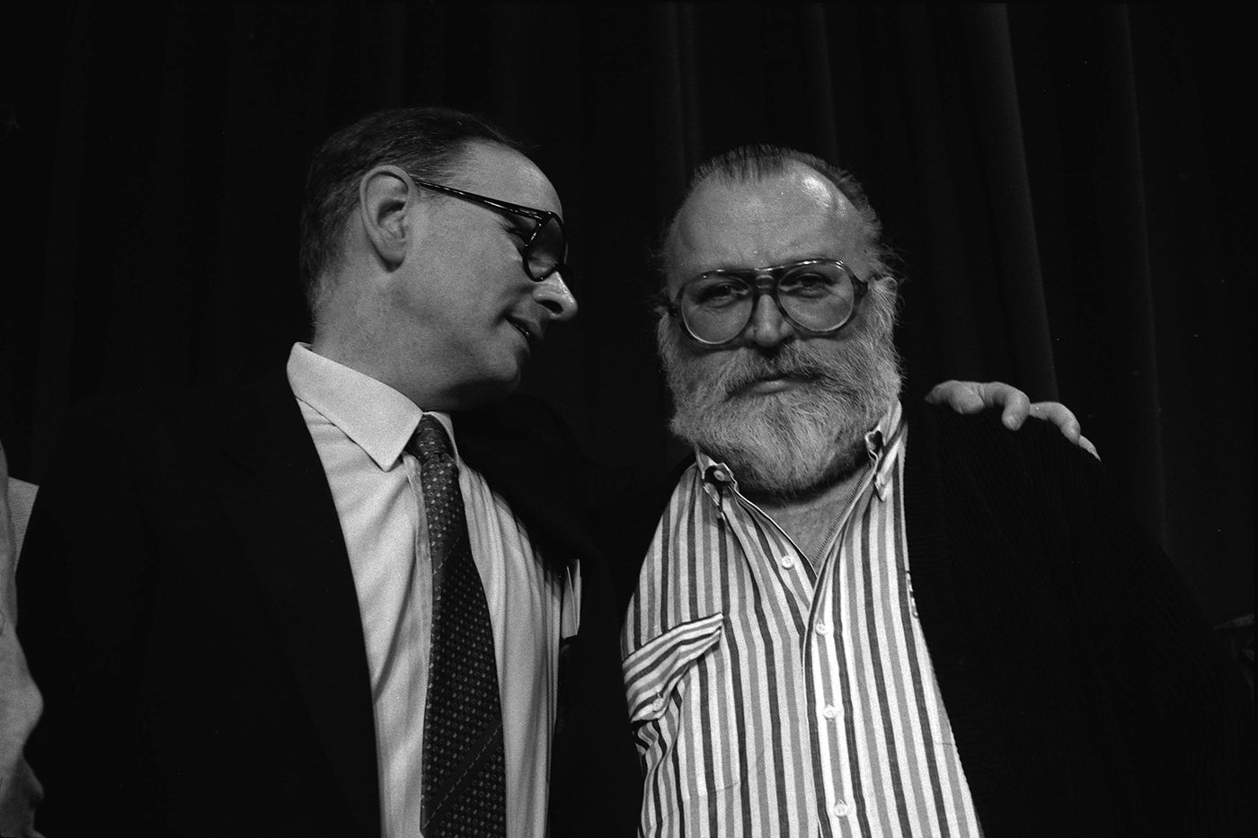 Morricone y Sergio Leone: érase una vez el wéstern europeo. Foto: Jean-Marc Zaorski / Gamma-Rapho (Getty Images)