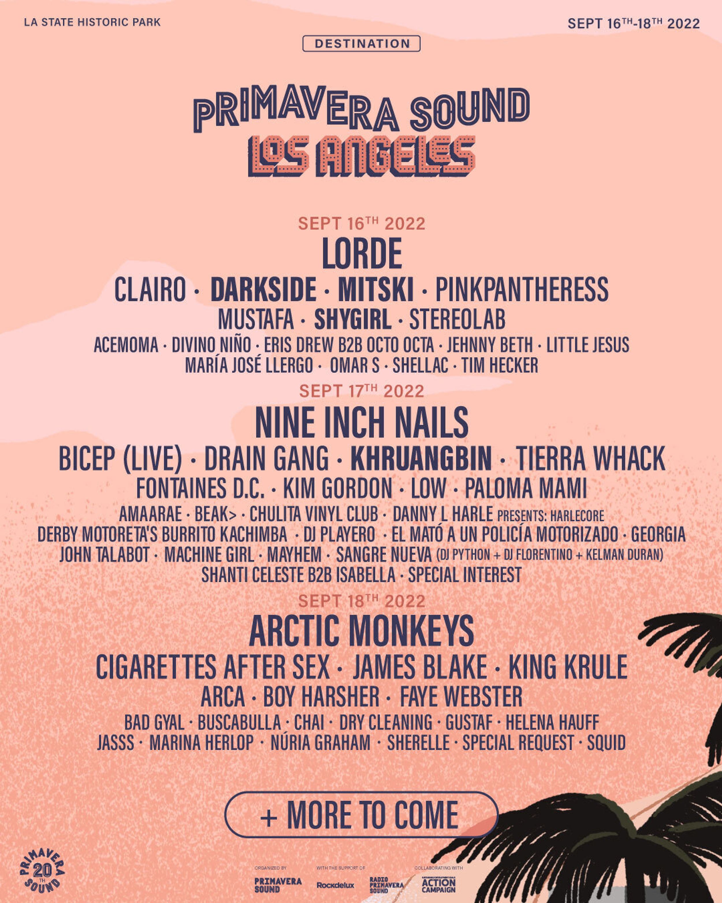 Primavera Los Angeles 2022 Festival Lineup, Tickets and Dates